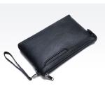 Fashion Style Men Envelope Purse with Custom Logo Luxury Leather Wristlets