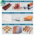 Environmental Friendly Linear Suspended Metal Ceiling 0.9mm White Aluminum
