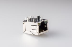 Wholesale Shielded Stacked RJ45 10P10C Ethernet Magnetic Transformer With POE from china suppliers