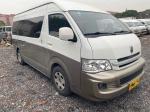 Used Mini Coach 2017 Year 14 Seats Oil Engine External Swinging Door Jinbei