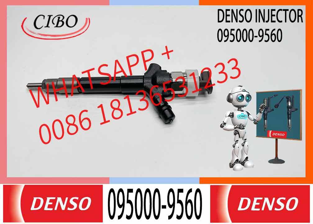 High Performance Common Rail Injector 095000-9560 Fuel Injector 1465A257 for Mitsubishi L200