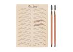 Private Label Tattoo Accessories Hard Waterproof Eyebrow Pencil With Brush