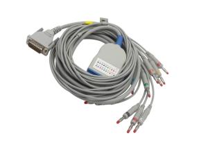 Wholesale Schiller EKG Cable 10 Lead ecg Patient Cable For AT3 Patient Monitor from china suppliers