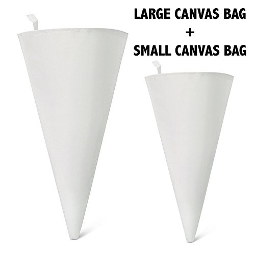 Unique Sphere Ball Icing Tips Designs and 2 FREE Reusable Canvas Piping Bags