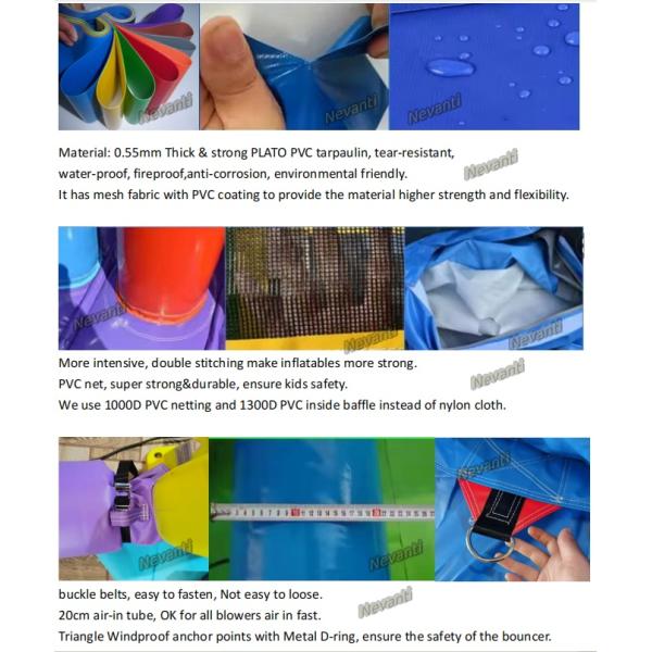 Multi-Functional Inflatable Obstacle Course for Military Exercises and Obstacle Races