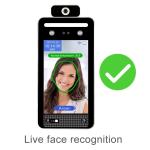 C19 Eu Digital Face Recognition Temperature Scanner Italia Green Pass Scanner