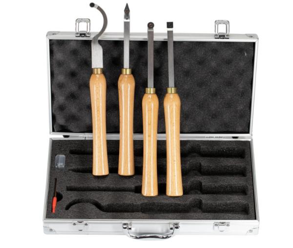 Mini Bar Carbide Tipped Woodturning Tools Set Including Round / Diamond / Square