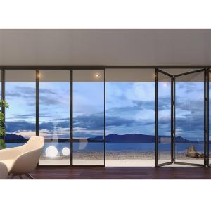 Wholesale Customizable Heavy-duty Aluminum Framed Bi-fold Doors For Large Industrial Facilities Industrial Environments from china suppliers