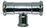 Reducing Tee Press Fit Plumbing Fittings Durable Welded Technics Type