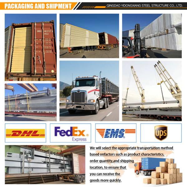 Custom Steel Frame Building for Warehouse and Factory Construction