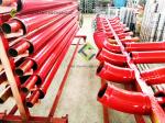 20# steel Concrete Pump Pipeline , 30 Degree Pipe Elbow 500MM