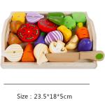 Simulation Kitchen Pretend Toy Wooden Montessori Educational For Kids