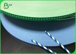 13.5mm 15mm Blue Green Food Grade 60g Kraft Paper Rolls For Making Biodegradable