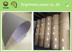 Single Side Coated Grey Back Box Board Paper , High Brightness Board Stock Paper