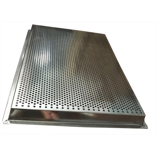 316 Stainless Steel Mesh Tray Oven Metal Perforatted Baking 2.0mm Thickness
