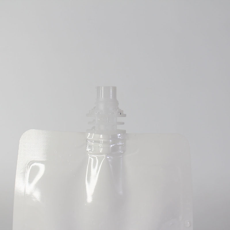 Reusable Fully Transparent Custom Spout Pouch Drink Juice Baby Food Packaging Bag
