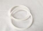 White Round Flat PTFE Gasket Ptfe Sealing Gasket For Communication Equipment
