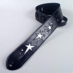 Colorful Personalized Leather Guitar Straps , Customizable Guitar Straps For