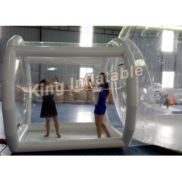 0.65mm PVC Transparent Inflatable Tent Clear Air Bubble Tent With Single Layer