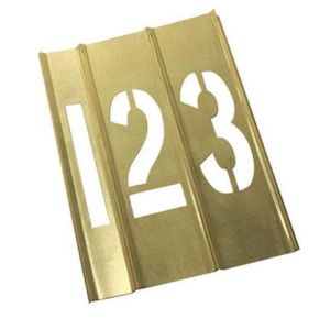 Wholesale Brass Adjustable Interlocking Alphabet Stencils Waterproof Scratch Resistant from china suppliers