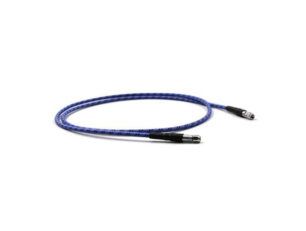 RF cable assemblies DC-110GHz with armor,1.0mm Male to 1.0mm Female connector,