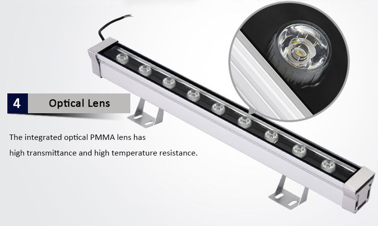 RGB LED Wall Washer Light 12w 24w 36w High Temperature Resistant Energy Saving