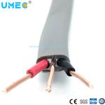 Flat Wire Twin Copper 2X10mm 1X6mm2 2 E Cores PVC Insulated Sheath Twin and