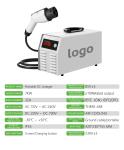 7KW DC Fast Charger 32A Waterproof Easy Carry EV Charging Station with and No