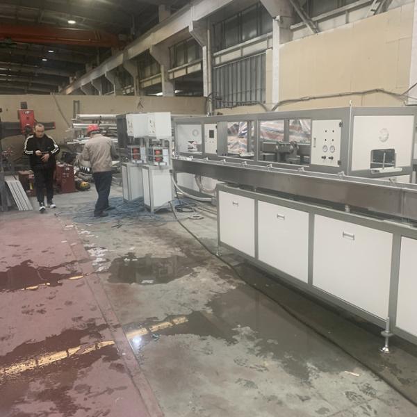 Fully Automatic Plastic Rattan WPC Profile Extrusion Line Single Screw