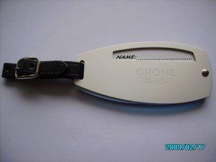 Epoxy Coating / silver customized luggage tags / garment accessories ​