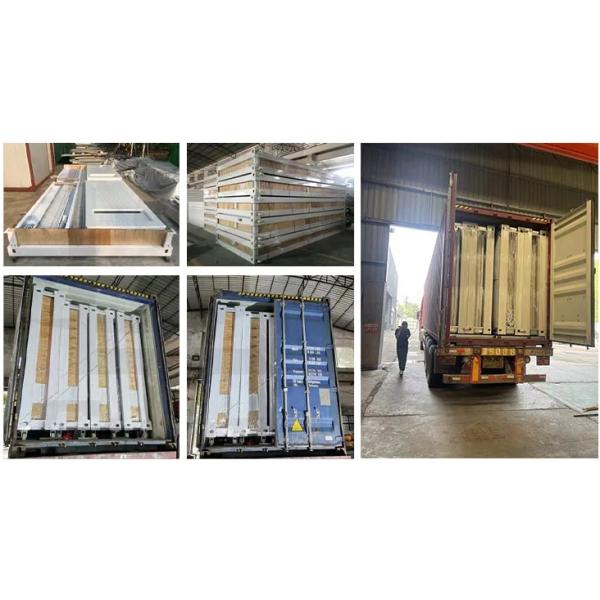 20ft 40ft Flat Pack Container Prefabricated House Frame Single Double Doors