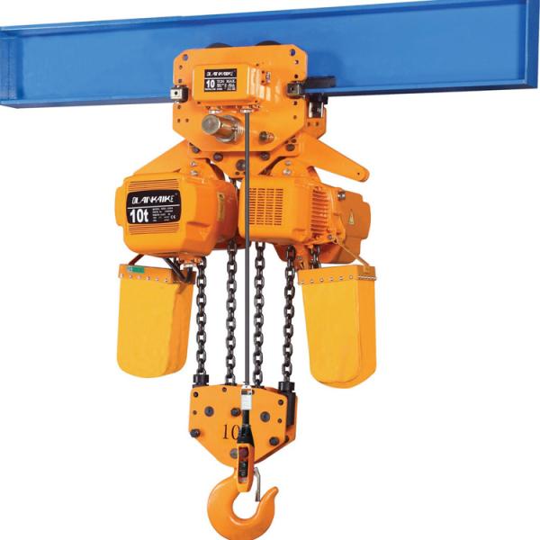 Lightweight Electric Chain Fall Hoist For Export 7.2m/Min Moveable