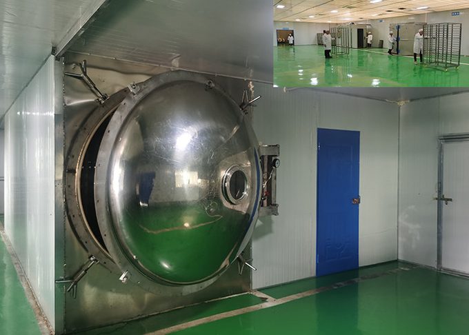 100Kg 200Kg Industrial Food Vacuum Freeze Drying Machine