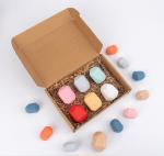 Stones Balance Number Wooden Blocks Set For Toddlers 36pcs