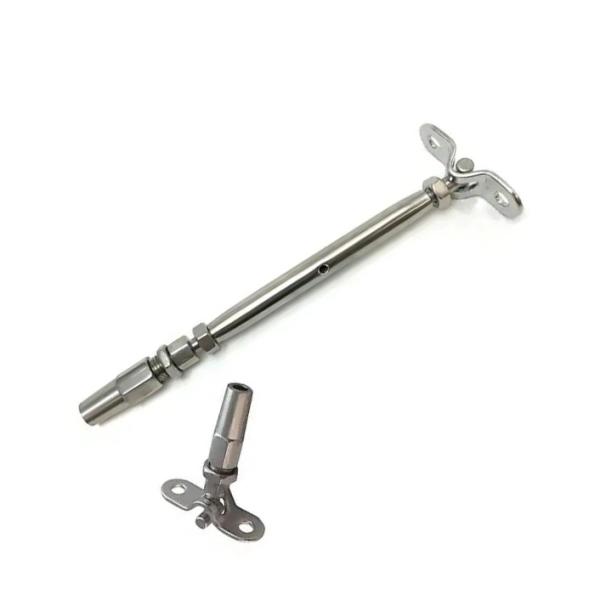 Industry Grade Stainless Steel Swageless Terminal Jaw-Jaw Turnbuckle with Closed