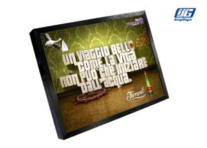 Wholesale Fiberboard Easy Mounting Desk Top Graphic Holder Black Aluminum Frame from china suppliers