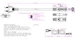 XianDa supply best 360 tv EU Plug 2 pin to IEC C7 electrical supplies power