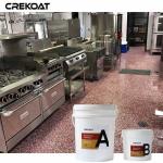 Moisture-Proof Epoxy Flake Floor Coating Vapor Transmission For Damp Environment