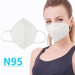 Foldable N95 Respirator Mask , Disposable N95 Mask For Textile Industry