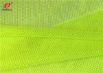 Warp Knitting Non-Stretch Flourescent Yellow Sports Mesh Fabric