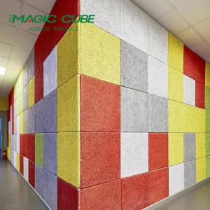 Wholesale Circular Wood Core Acoustic Wool Wall Panel for Multi-Function Hall in 1220*2440mm Size from china suppliers