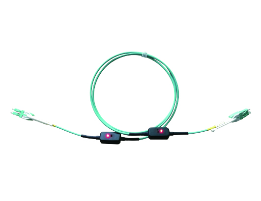 LC Tracer Light Duplex Fiber Jumper , XDK Ftth Patch Cord