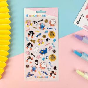 Wholesale Odor Free Cartoon Sticker Sheet Screen Printing 1mm Custom Vinyl Sticker from china suppliers