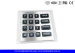 4x4 Matrix water resistant Backlit Metal Keypad with 11Pin Connector