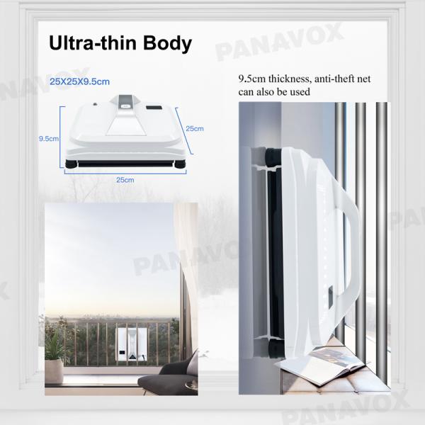 Huidi Home Cleaning Robot Vacuum Remote Control app and 2800Pa Suction for EU/AU Plug