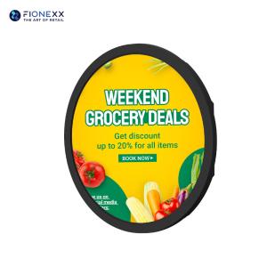 Wholesale 1280x1280 Resolution Circular Lcd Display for Retail Store Digital Advertising Poster from china suppliers