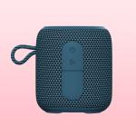 Waterproof Wireless Shower Speaker With 1200 Mah Battery In Blue With Bass