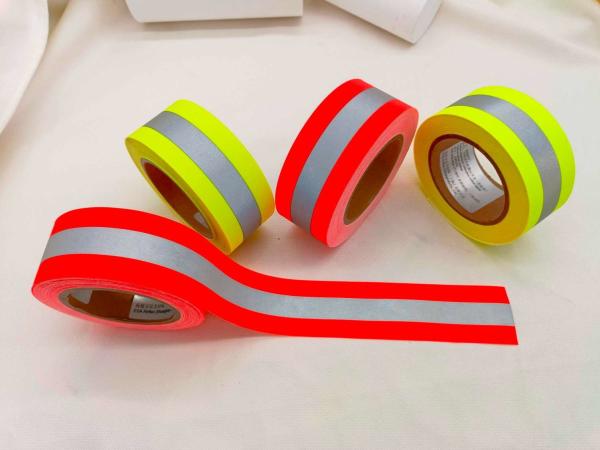Sew On Retro Reflective Safety Tape For Clothing Clothes 100% Cotton M Aramid