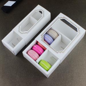 Wholesale 15.5*6.5*5.2cm Handmade Dessert Takeaway Boxes For Macaron from china suppliers