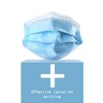 Surgeon 3 Ply Face Mask Adjustable Blue Earloop Procedure Masks Latex Free